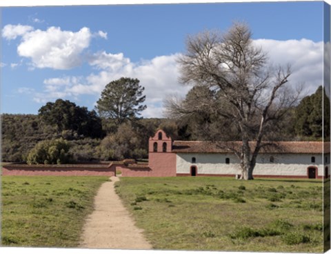 Framed La Purisima Mission, Lompoc, California Print