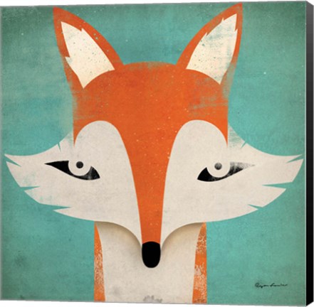 Framed Fox Print