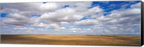 Framed Clouds over open rangeland, Texas, USA Print