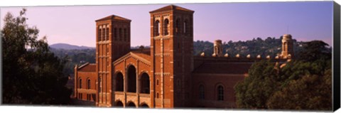 Framed Royce Hall at the campus of University of California, Los Angeles, California, USA Print