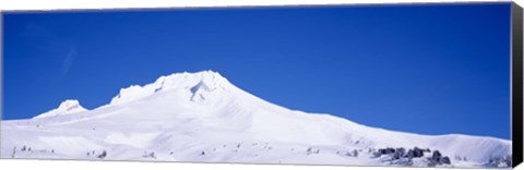 Framed Snowcapped mountains, Mt Hood, Oregon, USA Print