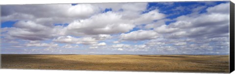 Framed Clouds over open rangeland, Texas, USA Print