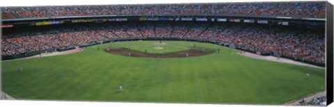 Framed Baseball stadium, San Francisco, California, USA Print