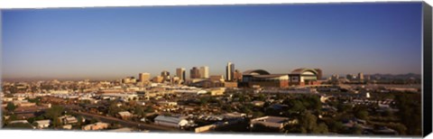 Framed Buildings in a city, Phoenix, Arizona, USA Print