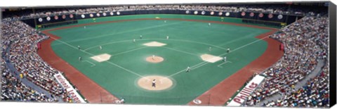 Framed Phillies vs Mets baseball game, Veterans Stadium, Philadelphia, Pennsylvania, USA Print