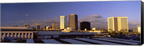 Framed Cityscape Phoenix AZ Print