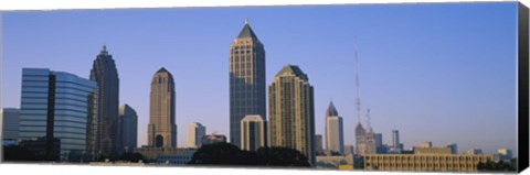 Framed Atlanta skyline, Georgia Print