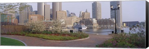 Framed Buildings in a city, Boston, Massachusetts, USA Print