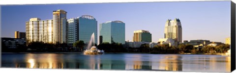 Framed Orlando skyline, Florida Print