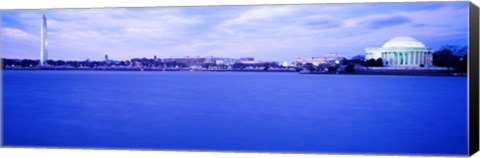 Framed Tidal Basin panorama, Washington DC Print