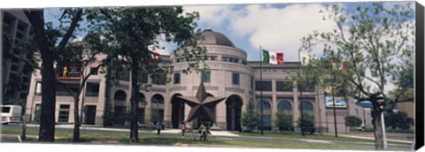 Framed Facade of a building, Texas State History Museum, Austin, Texas, USA Print