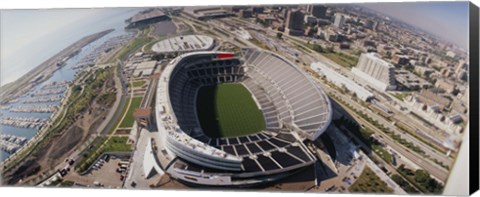 Framed Soldier Field, Chicago, Illinois Print