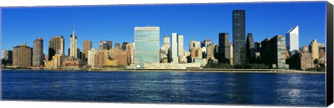 Framed New York Ciry Skyline (horizontal) Print