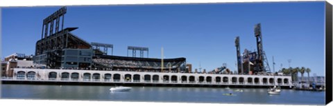 Framed USA, California, San Francisco, SBC Ballpark, Stadium near the water Print