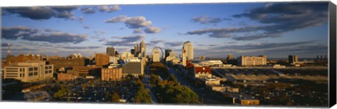 Framed High Angle View of St. Louis, Missouri Print