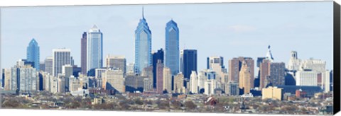 Framed Skyscrapers in Philadelphia, Pennsylvania, USA Print