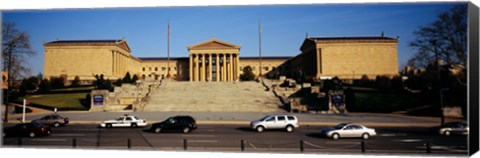 Framed Facade of an art museum, Philadelphia Museum Of Art, Philadelphia, Pennsylvania, USA Print