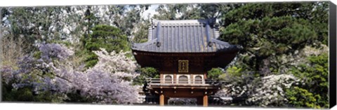 Framed Low angle view of entrance of a park, Japanese Tea Garden, Golden Gate Park, San Francisco, California, USA Print