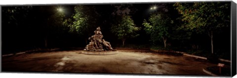 Framed Sculpture in a memorial, Vietnam Women&#39;s Memorial, Washington DC, USA Print