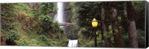 Framed Multnomah Falls, Hood River, Columbia River Gorge, Oregon Print