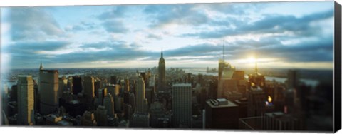 Framed Buildings in a city, Empire State Building, Manhattan, New York City, New York State, USA 2011 Print