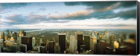 Framed Buildings in a city, Empire State Building, Manhattan, New York City, New York State, USA Print