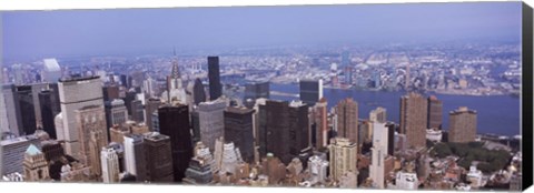 Framed High angle view of buildings in Manhattan, New York City Print