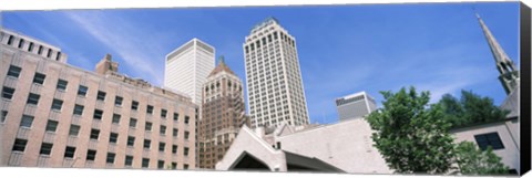 Framed Close up of downtown buildings, Tulsa, Oklahoma Print