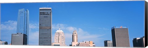 Framed Downtown skyline, Devon Tower, Oklahoma City, Oklahoma, USA Print