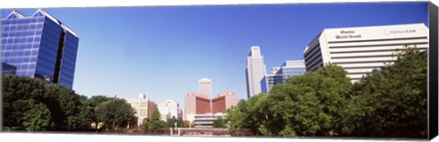 Framed Buildings in a city, Omaha, Nebraska Print