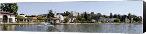 Framed Lake Merritt in Oakland, California, USA Print