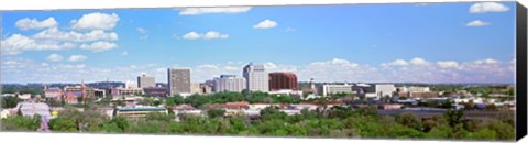 Framed Buildings in a city, Colorado Springs, Colorado Print