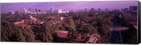 Framed University campus, University Of California, Los Angeles, California, USA Print