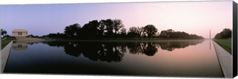 Framed Reflecting Pool, Washington DC Print