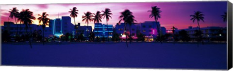 Framed Ocean Drive Miami Beach FL USA Print