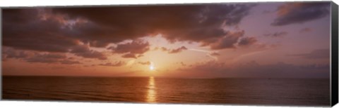 Framed Sunrise Miami FL USA Print