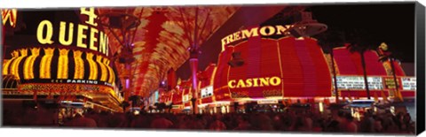 Framed Fremont Street, Las Vegas, Nevada, USA Print