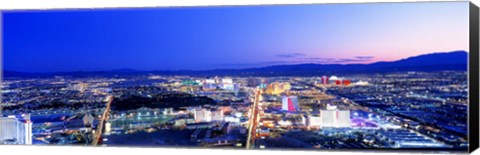 Framed Las Vegas Strip, Nevada, USA Print