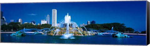 Framed Buckingham Fountain Chicago IL USA Print