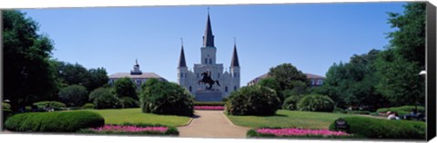 Framed St Louis Cathedral Jackson Square New Orleans LA USA Print