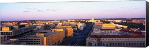 Framed Pennsylvania Ave Washington DC Print