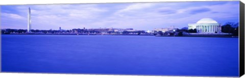 Framed Tidal Basin panorama, Washington DC Print