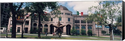 Framed Facade of a building, Texas State History Museum, Austin, Texas, USA Print