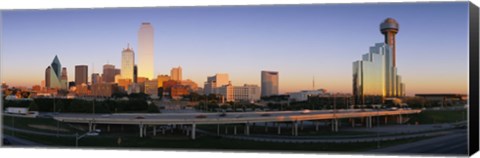 Framed Skyscrapers in Dallas, Texas Print