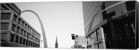 Framed Low Angle View Of Buildings, St. Louis, Missouri, USA Print