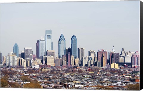 Framed Center City, Philadelphia, Pennsylvania Print