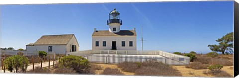 Framed Lighthouse, Old Point Loma Lighthouse, Point Loma, Cabrillo National Monument, San Diego, California, USA Print