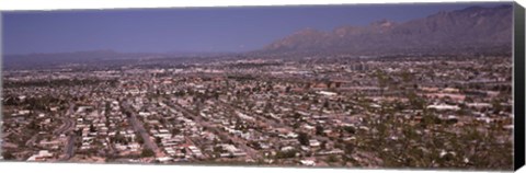 Framed Tucson, Arizona (aerial view) Print