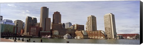 Framed City at the waterfront, Fan Pier, Boston, Suffolk County, Massachusetts, USA 2010 Print