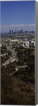 Framed Hollywood, Los Angeles, California (vertical) Print